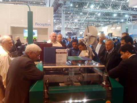 GP2 Tech's new Cover-1 System at the 2012 Drupa Show.